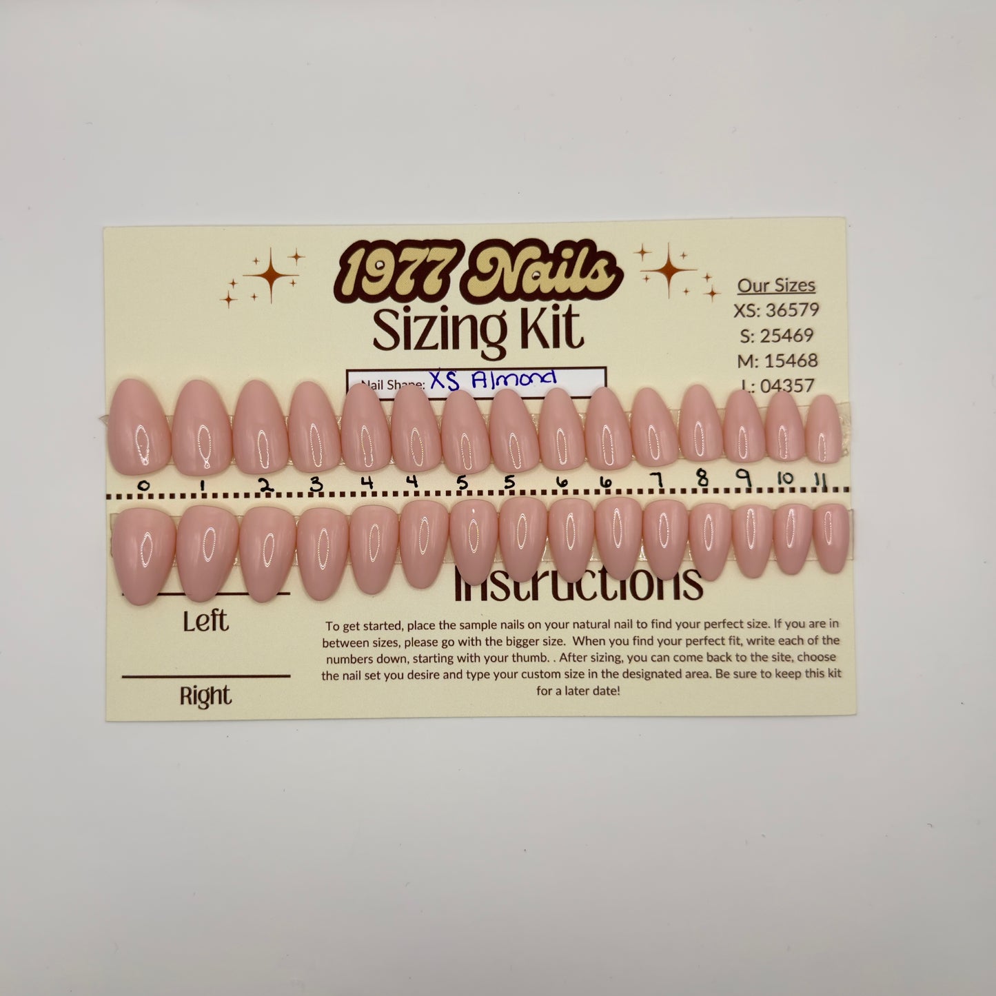 READY TO WEAR SIZING KIT (multiple color choices)